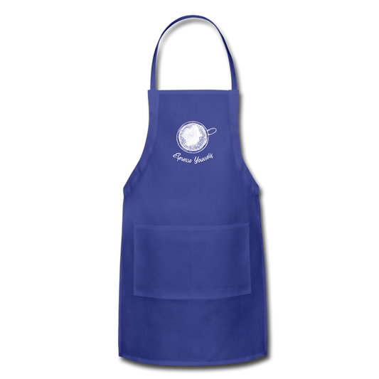 Esspresso yourself Apron - royal blue