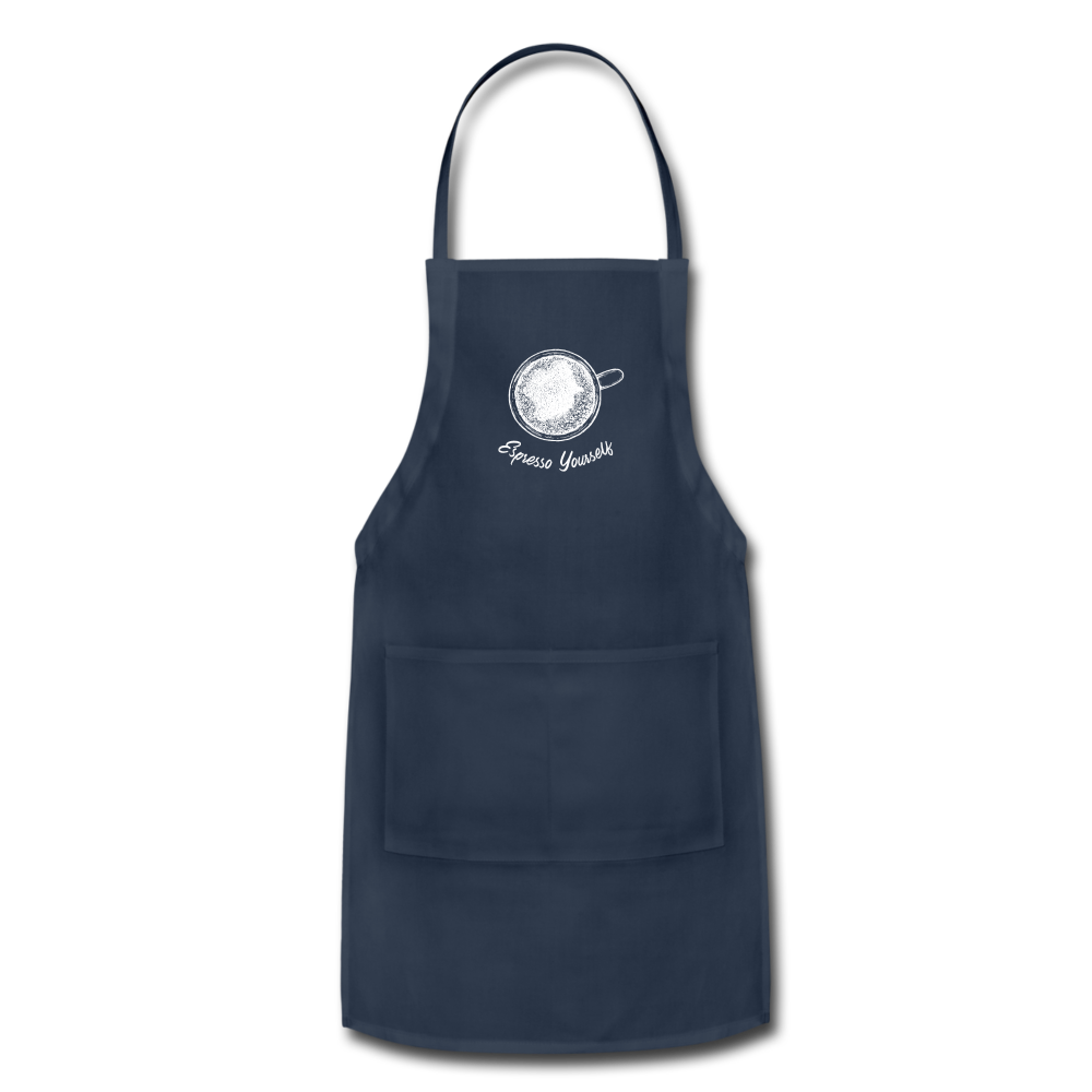 Esspresso yourself Apron - navy
