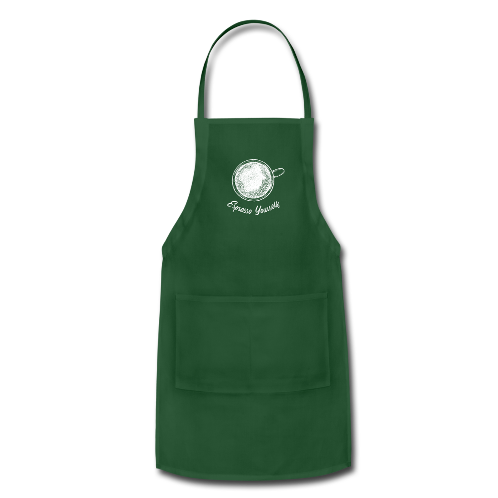 Esspresso yourself Apron - forest green