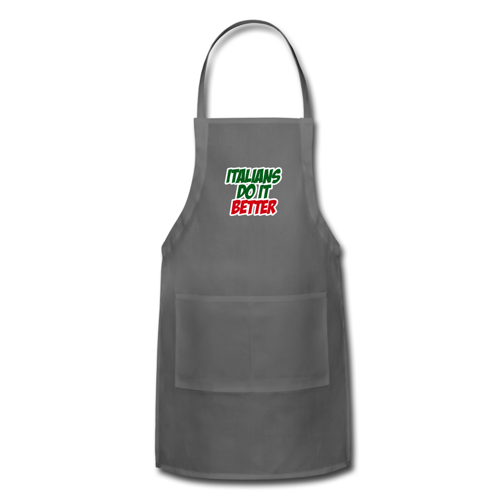 Italians do it better 2 Apron - charcoal