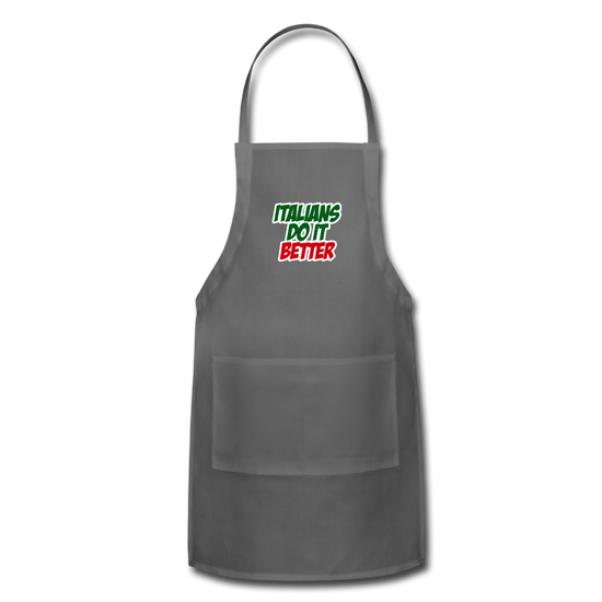 Italians do it better 2 Apron - charcoal