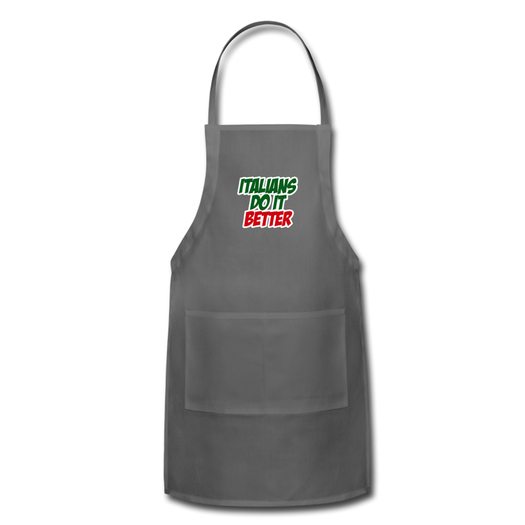 Italians do it better 2 Apron - charcoal