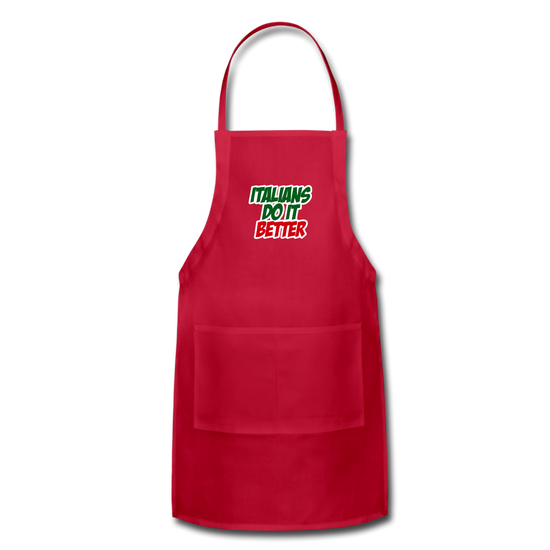 Italians do it better 2 Apron - red