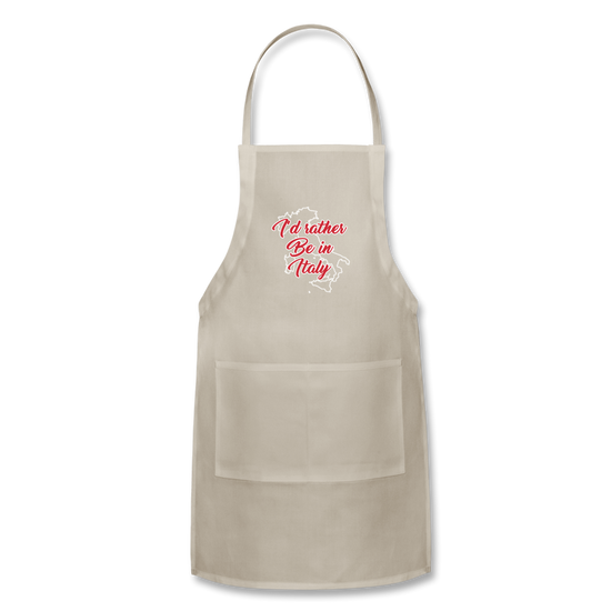 I'd rather be in Italy Apron - natural