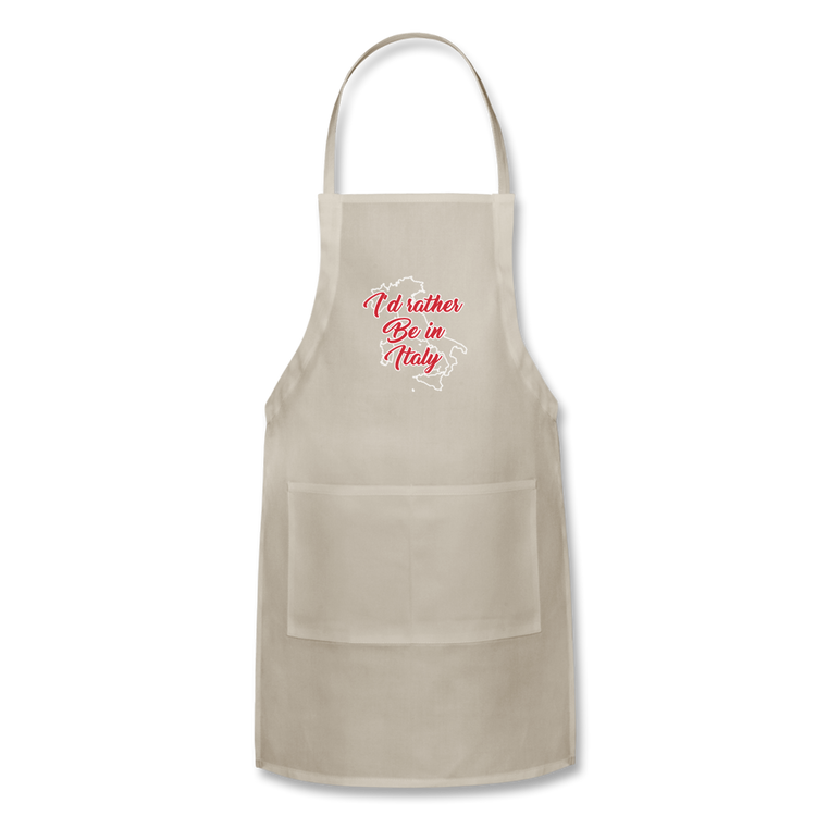 I'd rather be in Italy Apron - natural