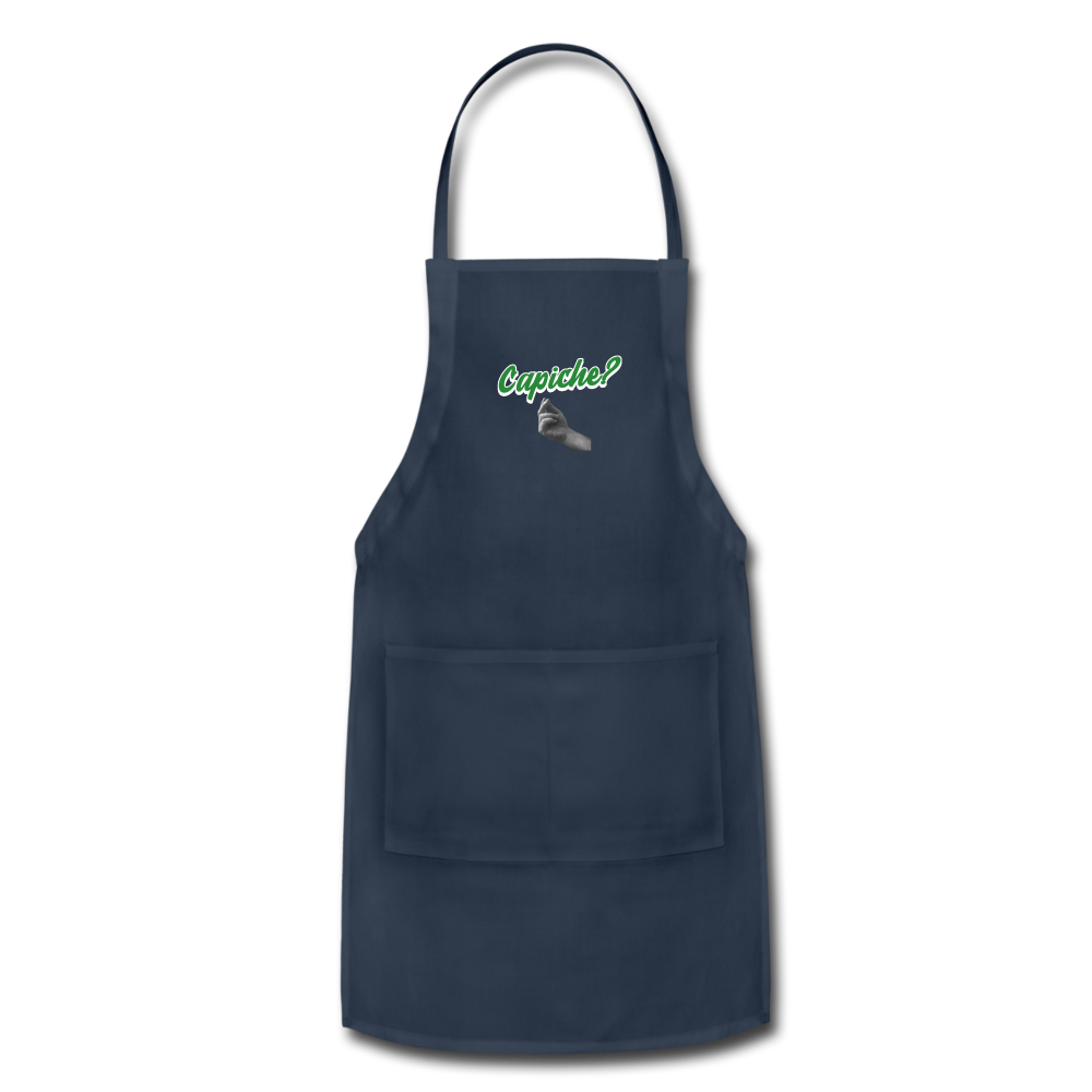 Capiche?  Apron - navy