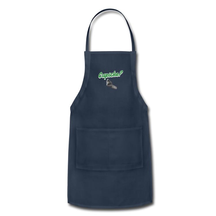 Capiche?  Apron - navy