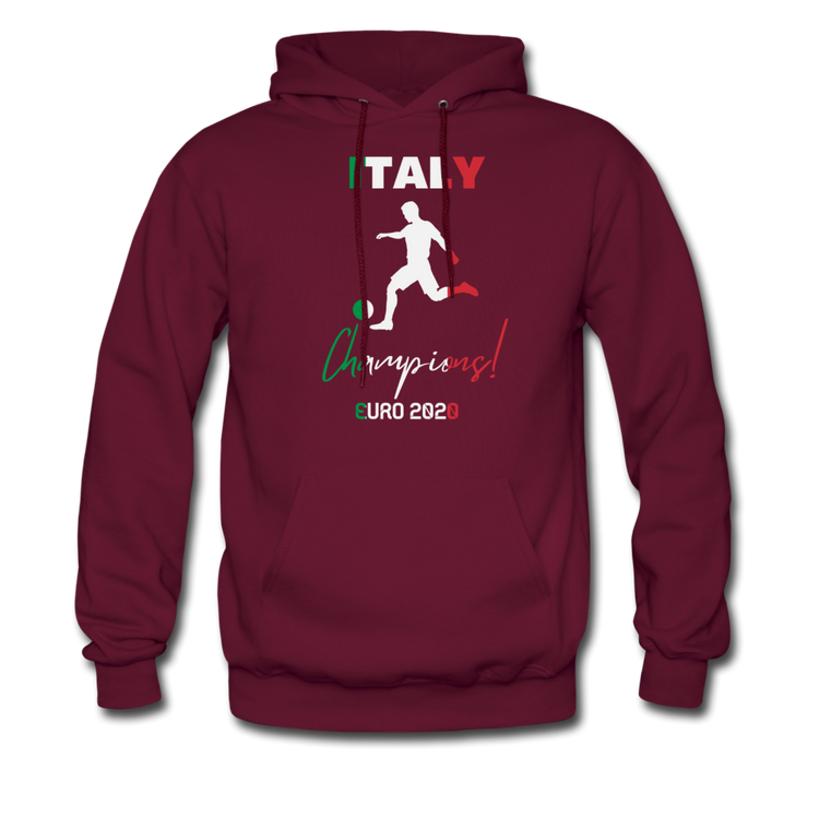 Italy Champions 2020 Unisex Hoodie - burgundy