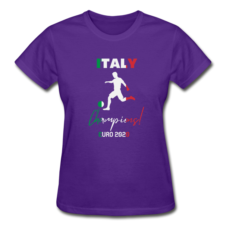 Italy Champions 2020 Women's T-shirt - purple