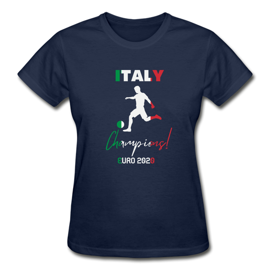 Italy Champions 2020 Women's T-shirt - navy