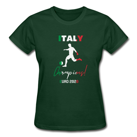 Italy Champions 2020 Women's T-shirt - forest green