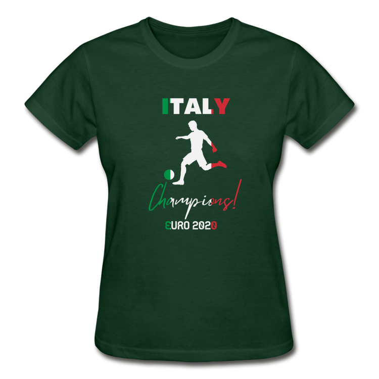 Italy Champions 2020 Women's T-shirt - forest green