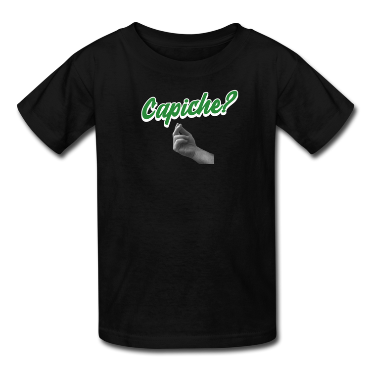 CAPICHE? Kids' T-Shirt - black