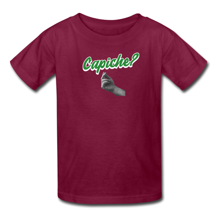 CAPICHE? Kids' T-Shirt - burgundy