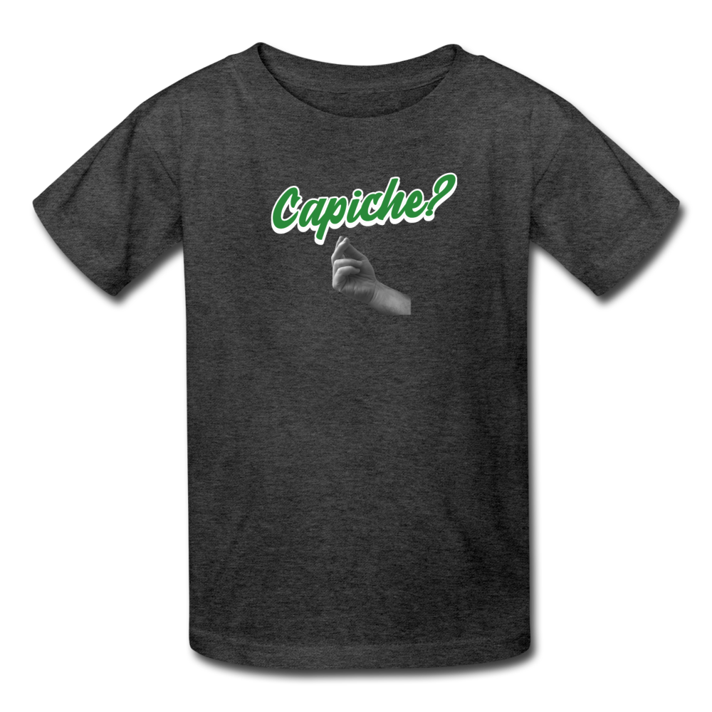 CAPICHE? Kids' T-Shirt - heather black
