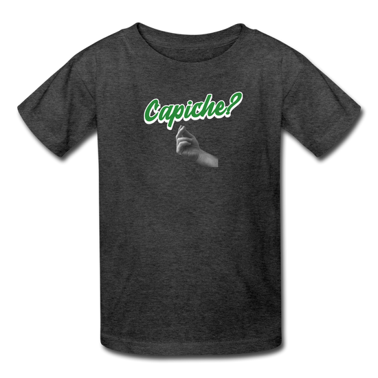 CAPICHE? Kids' T-Shirt - heather black