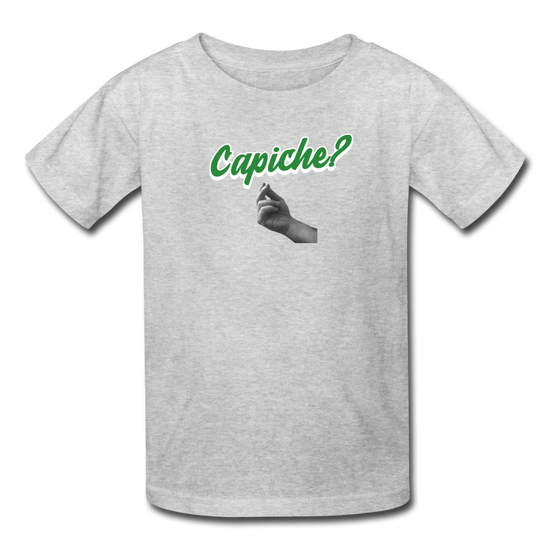 CAPICHE? Kids' T-Shirt - heather gray