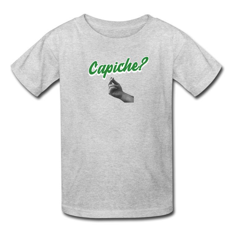 CAPICHE? Kids' T-Shirt - heather gray