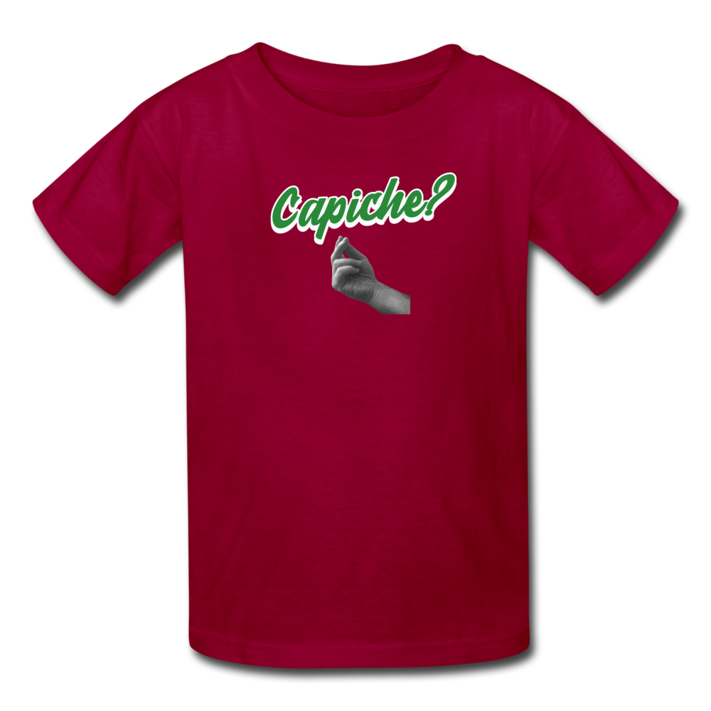 CAPICHE? Kids' T-Shirt - dark red