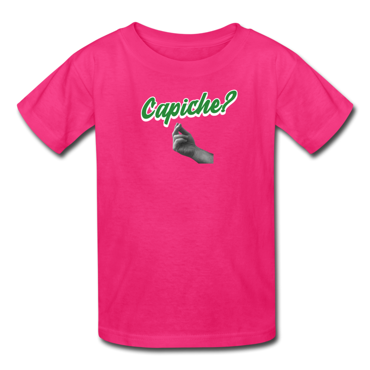 CAPICHE? Kids' T-Shirt - fuchsia