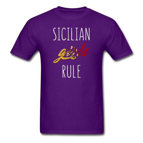 Sicilian girls rule Unisex Classic T-Shirt - purple