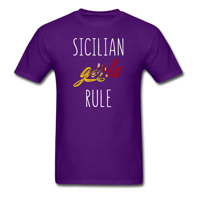 Sicilian girls rule Unisex Classic T-Shirt - purple