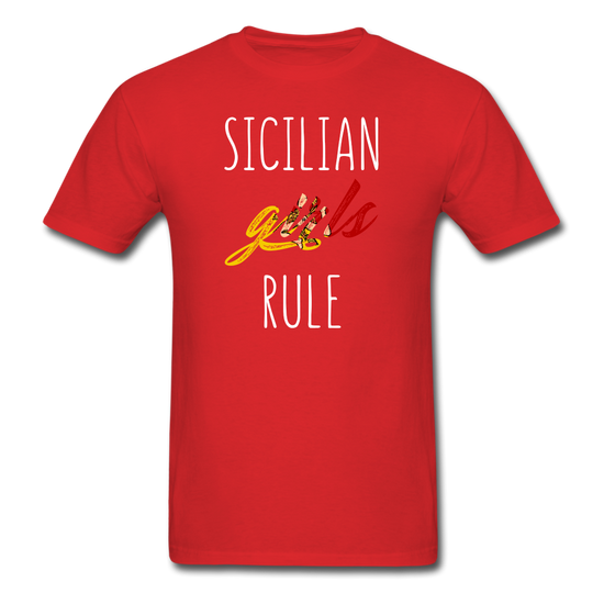 Sicilian girls rule Unisex Classic T-Shirt - red