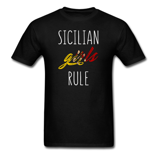 Sicilian girls rule Unisex Classic T-Shirt - black