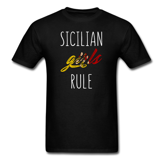 Sicilian girls rule Unisex Classic T-Shirt - black