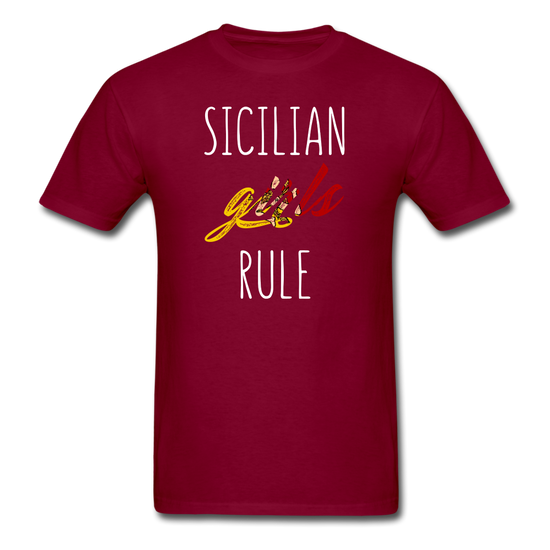 Sicilian girls rule Unisex Classic T-Shirt - burgundy