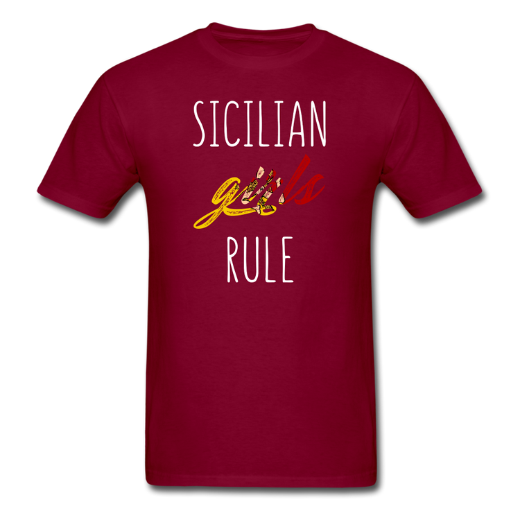 Sicilian girls rule Unisex Classic T-Shirt - burgundy