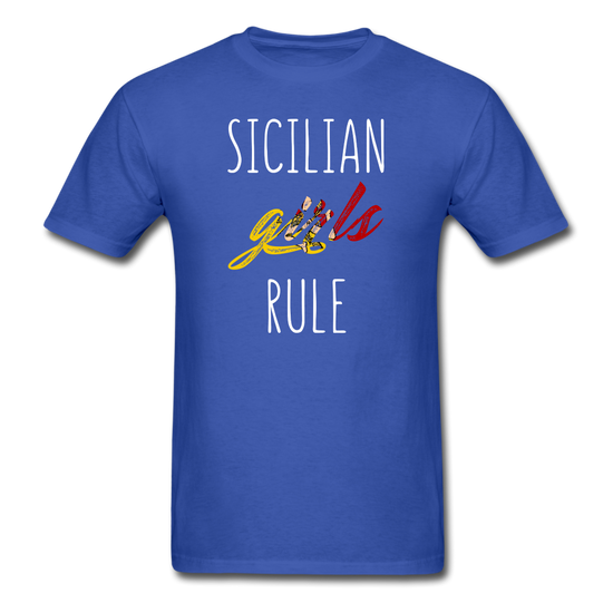 Sicilian girls rule Unisex Classic T-Shirt - royal blue