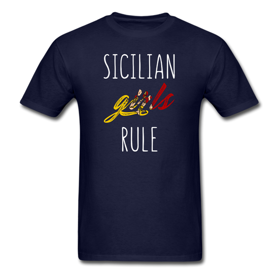 Sicilian girls rule Unisex Classic T-Shirt - navy