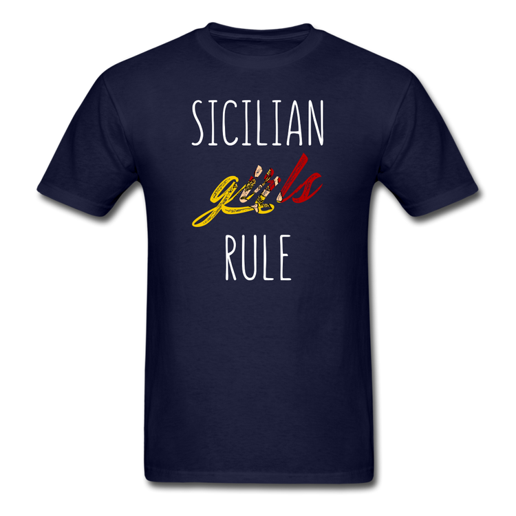 Sicilian girls rule Unisex Classic T-Shirt - navy