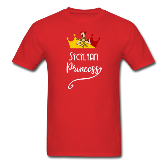 Sicilian Princess Unisex Classic T-Shirt - red