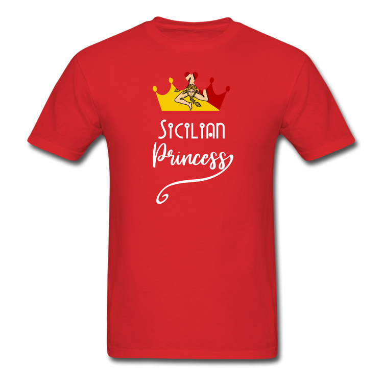 Sicilian Princess Unisex Classic T-Shirt - red