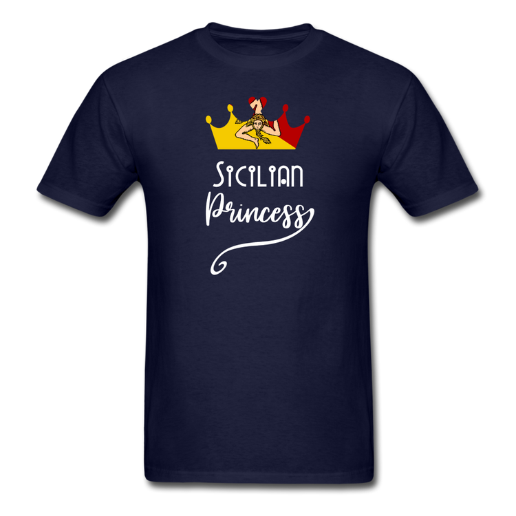 Sicilian Princess Unisex Classic T-Shirt - navy