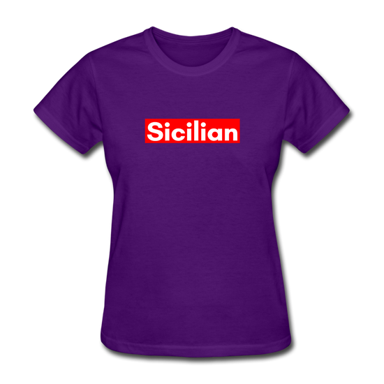 Sicilian Women's T-Shirt - purple