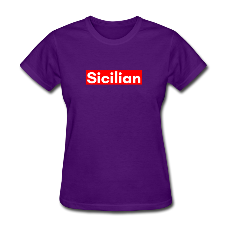 Sicilian Women's T-Shirt - purple