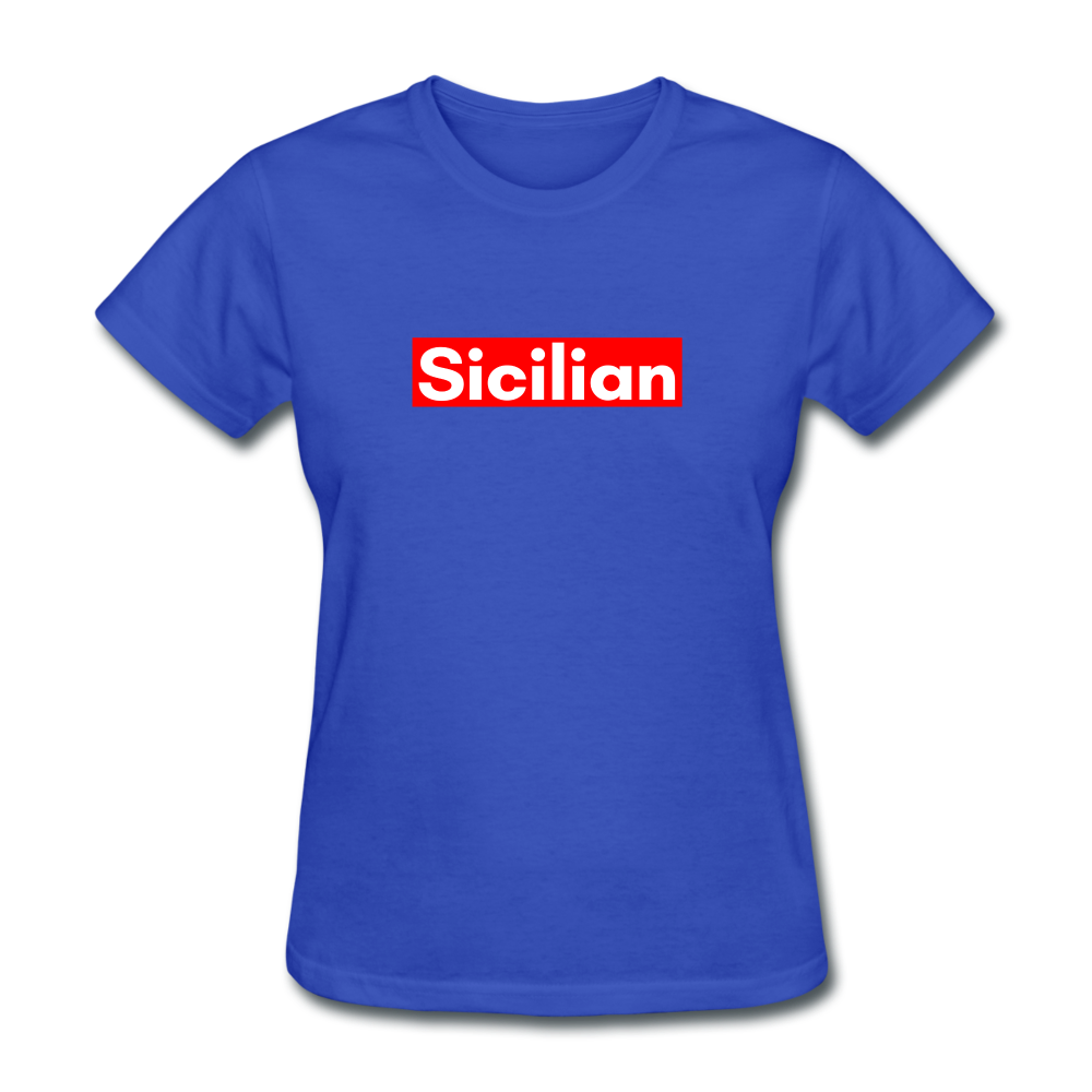 Sicilian Women's T-Shirt - royal blue