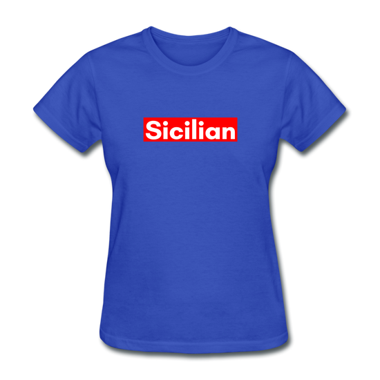 Sicilian Women's T-Shirt - royal blue