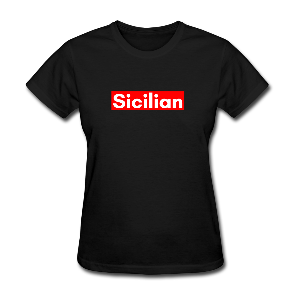 Sicilian Women's T-Shirt - black