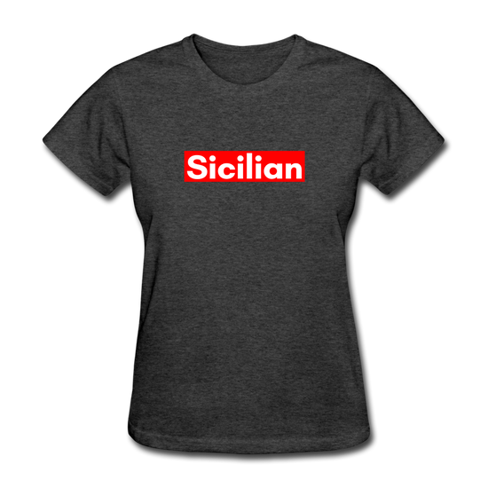 Sicilian Women's T-Shirt - heather black