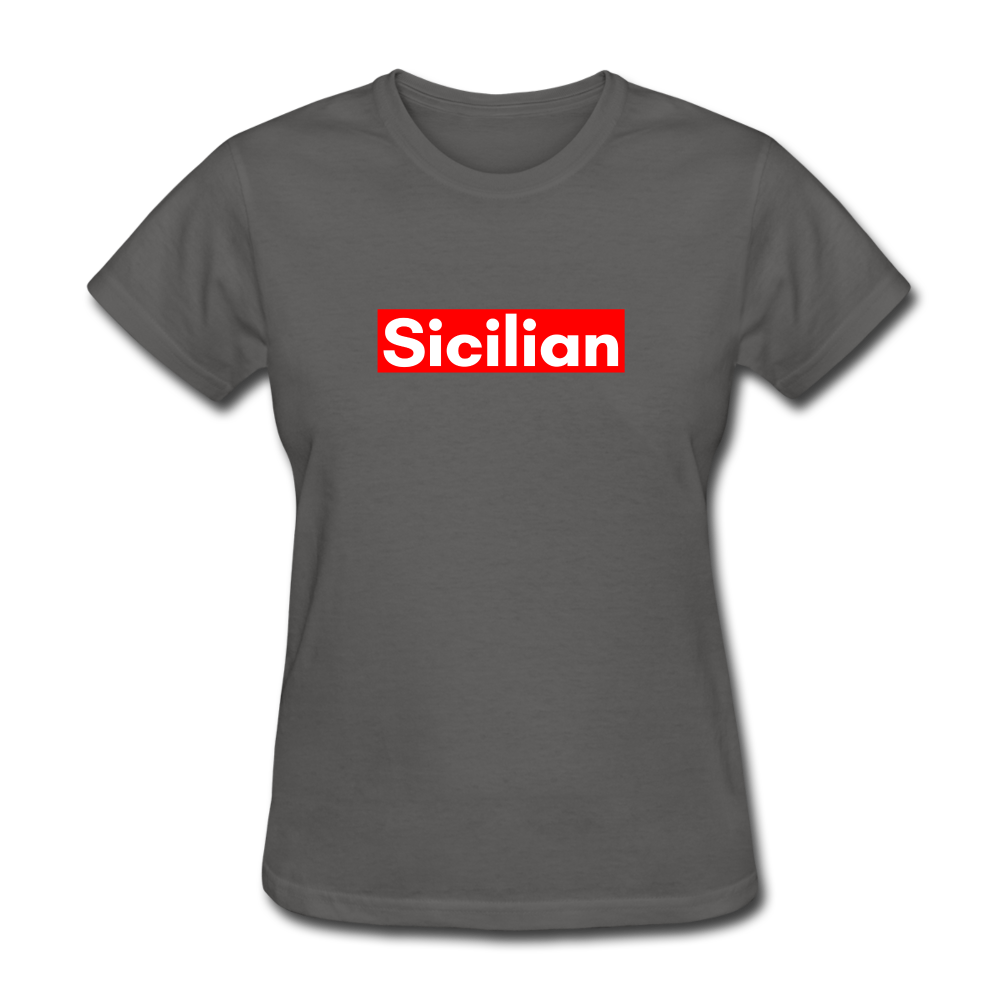 Sicilian Women's T-Shirt - charcoal