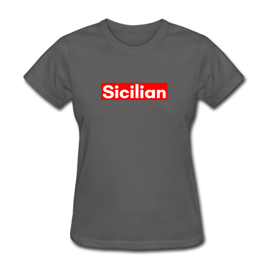 Sicilian Women's T-Shirt - charcoal