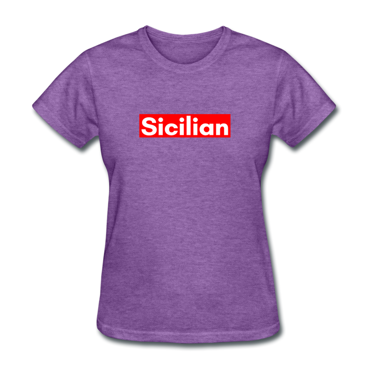 Sicilian Women's T-Shirt - purple heather