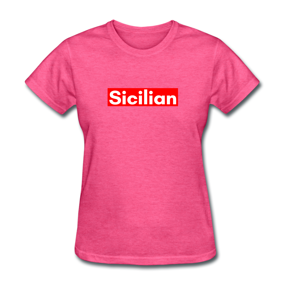 Sicilian Women's T-Shirt - heather pink