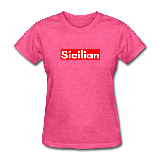 Sicilian Women's T-Shirt - heather pink