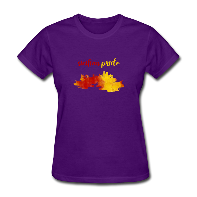 Sicilian Pride Women's T-Shirt - purple