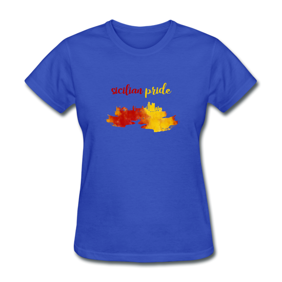 Sicilian Pride Women's T-Shirt - royal blue